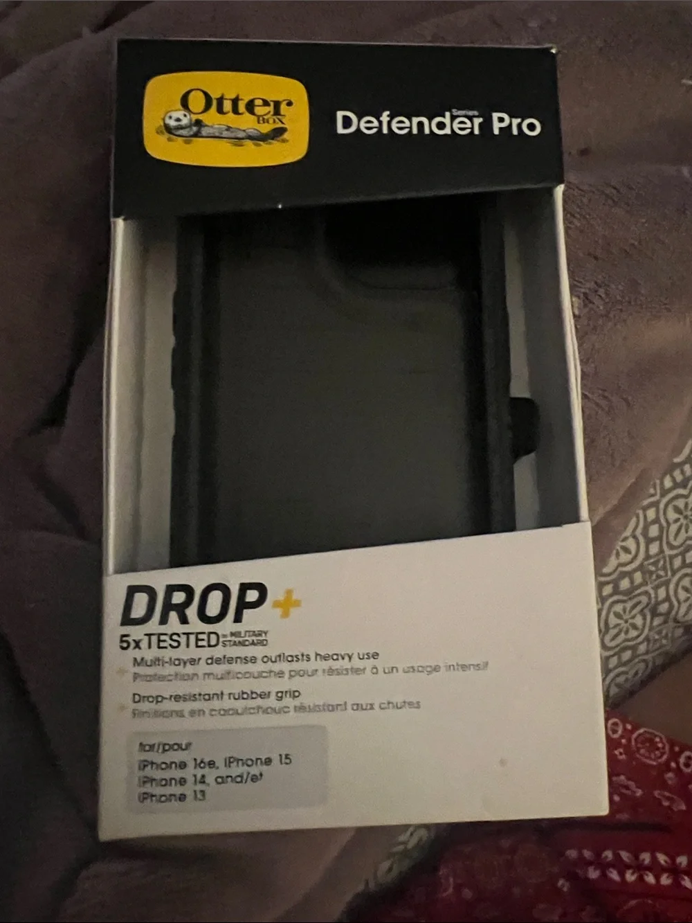 OtterBox Defender Pro Black Protective Case for iPhone